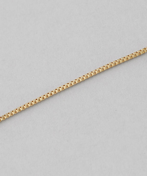 Chain back catch earrings [K10][Basic]
