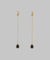 Gemstone Drop Earrings [K10][Basic]