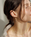 Gemstone Drop Earrings [K10][Basic]