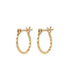 [SANPO ONLINE Exclusive] Twisted Hoop Earrings [K10][Basic]