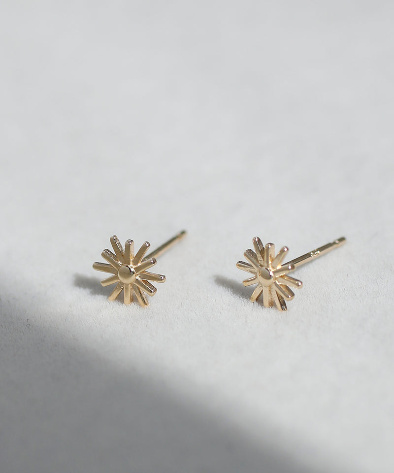 フラワーピアス[K10][Basic]