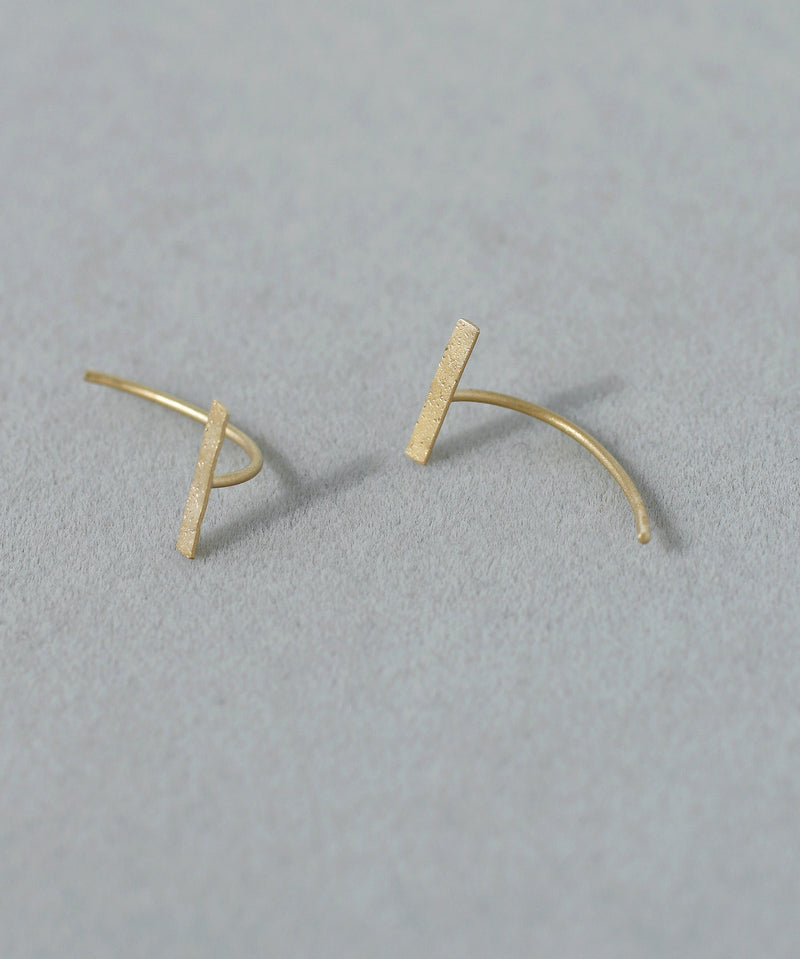 【SANPO ONLINE限定】プレートフックピアス[K10][Basic]