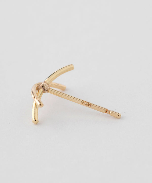 クロスラインピアス[K10][Basic]