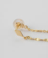 Combination Chain Back Catch Earrings [K10][Basic]