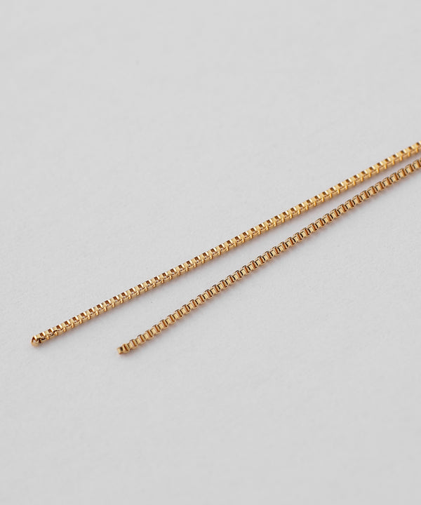 ベネチアンチェーンピアス[K10][Basic]
