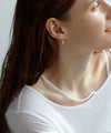 Double pearl hook earrings [K10][Basic]