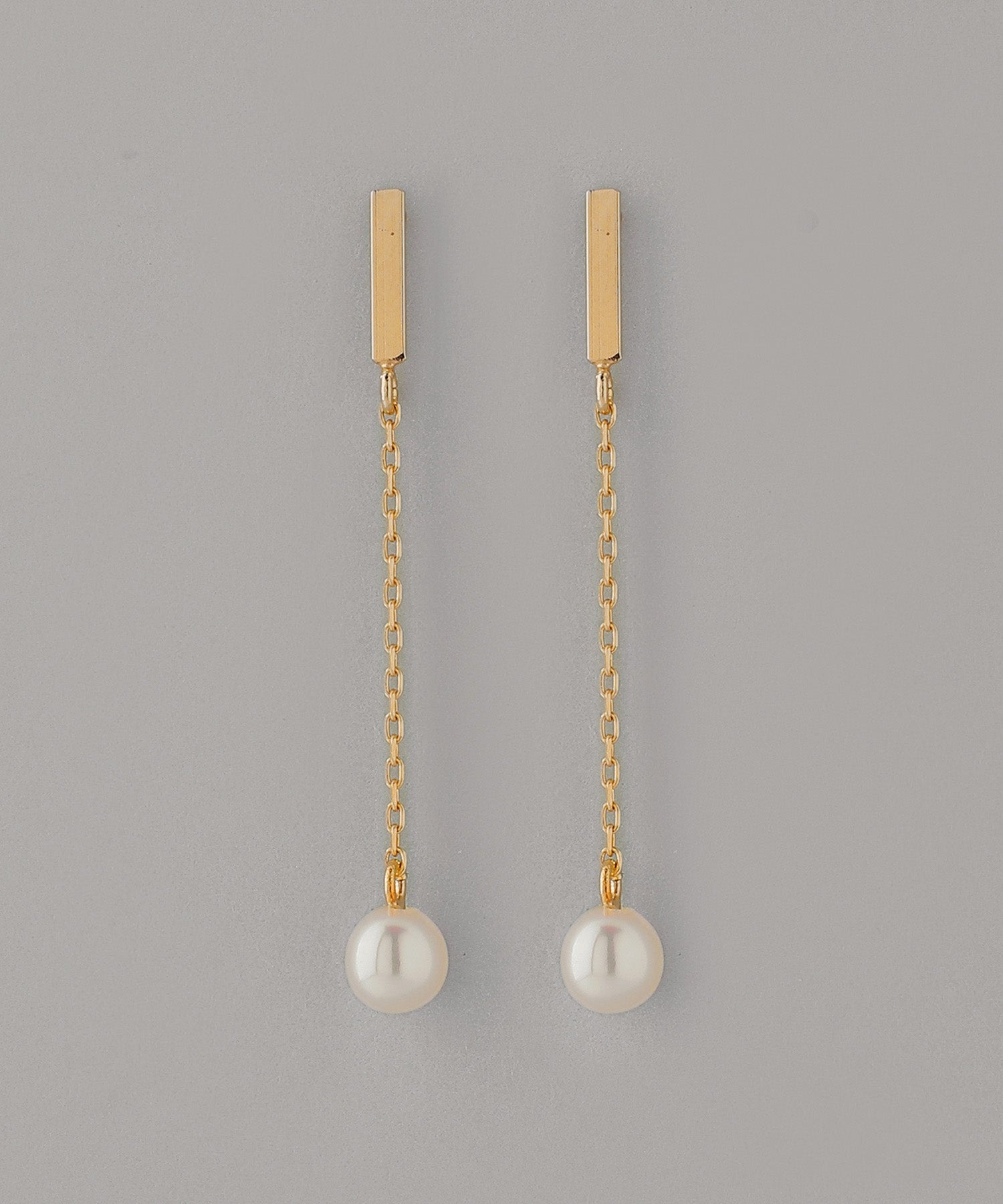 mimi33】パールチェーンピアス[K10][Basic]｜SANPO ONLINE