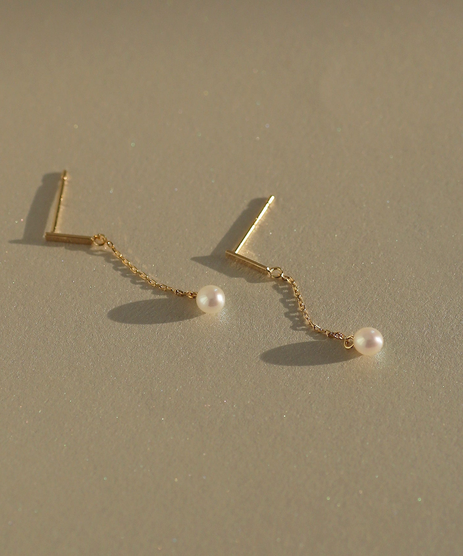 Star Jewelry k10 パール チェーン ピアス 【公式通販】