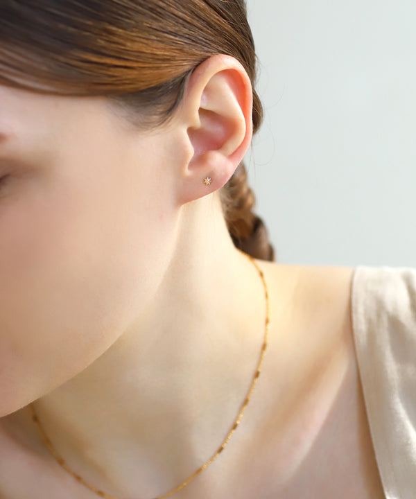 Star Mini Earrings [K10][Basic]