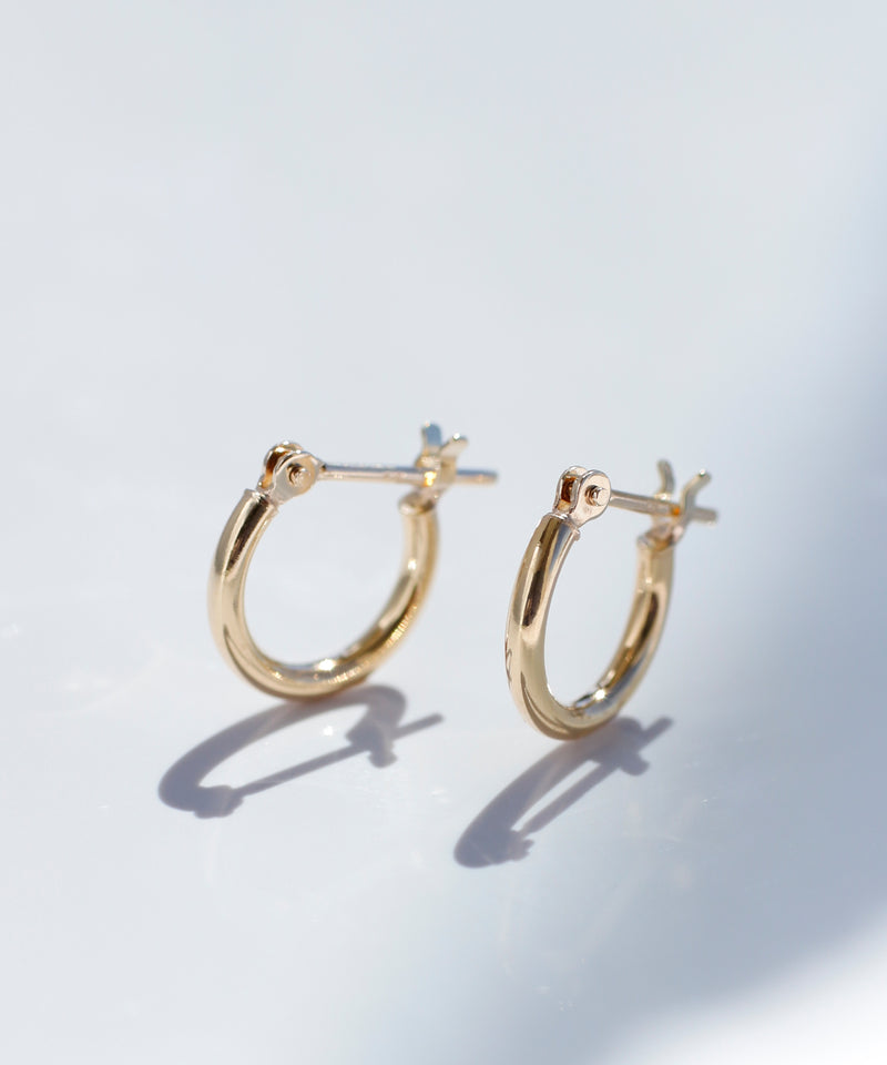 Hoop earrings [S] [K10] [Basic]