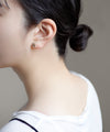 フラワーピアス[K10][Basic]