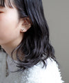 パールアシメピアス[K10][Basic]