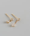 ビジューアシメピアス[K10][Basic]