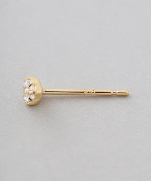 ビジューアシメピアス[K10][Basic]