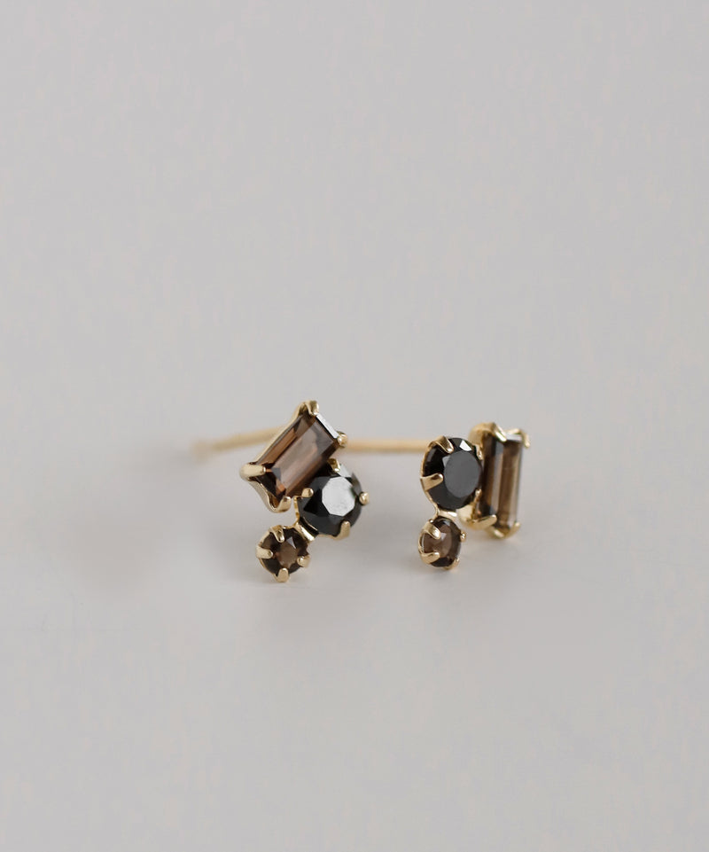 Natural stone earrings [K10][Basic]