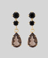 Natural stone drop earrings [K10][Basic]