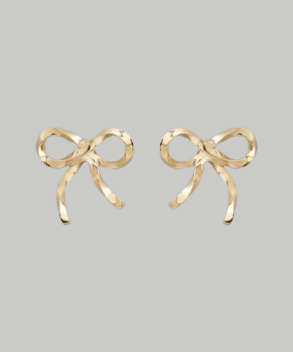 リボンピアス[K10][Basic]