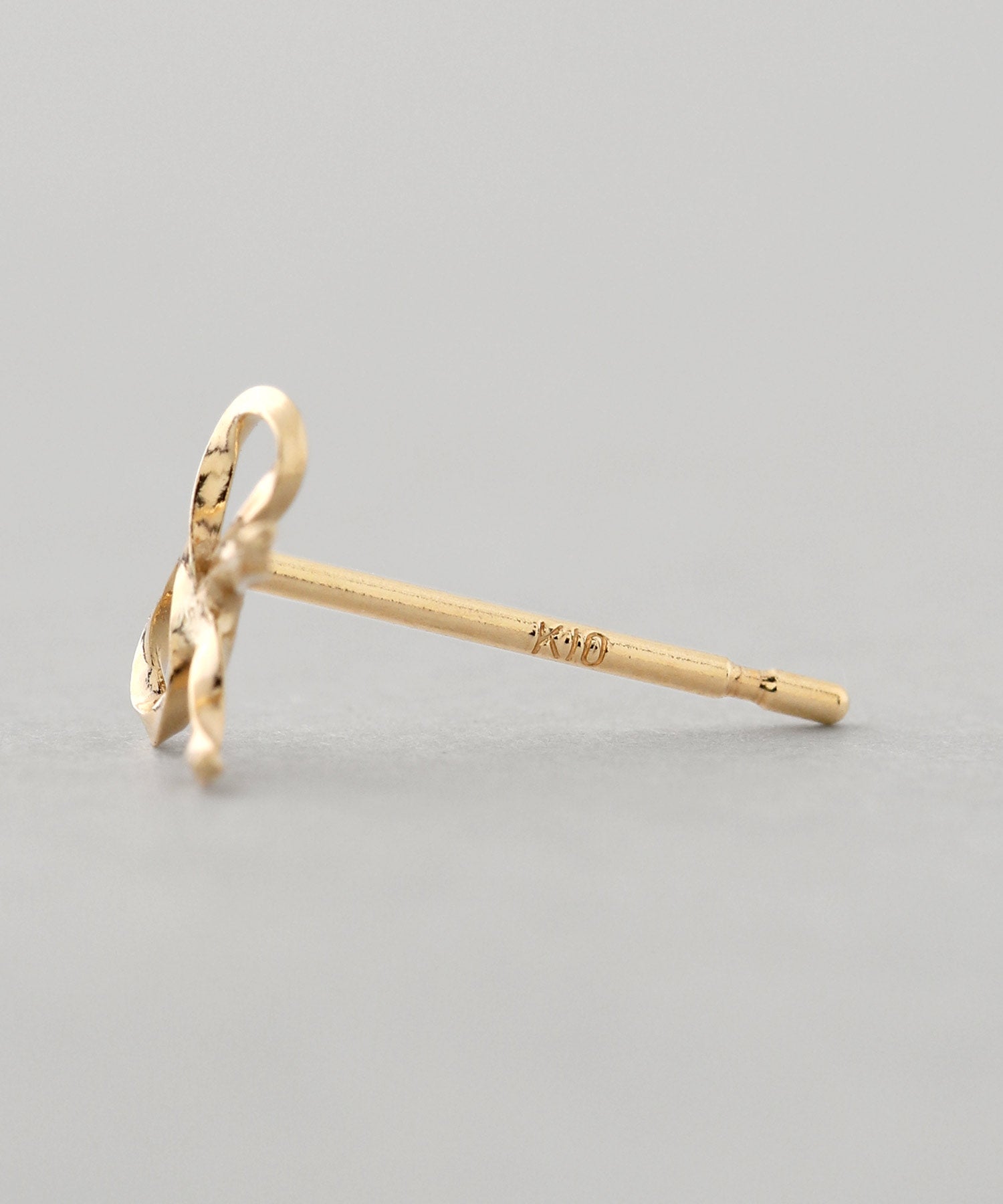 mimi33】リボンピアス[K10][Basic]｜アネモネ・シエナロゼ・ミミサン