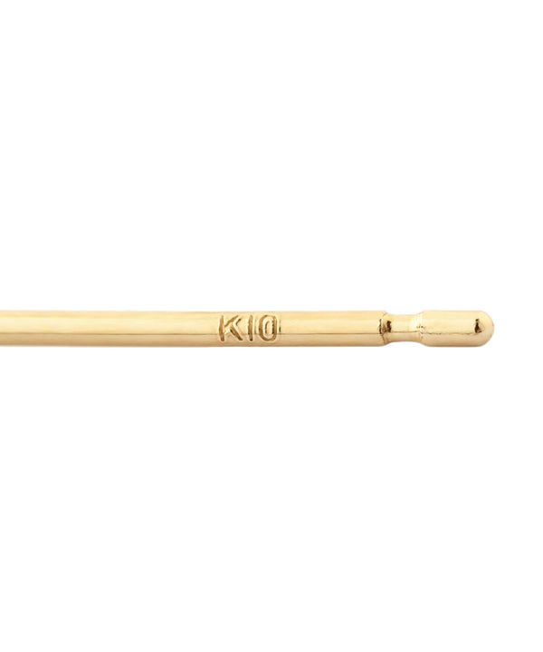 ビジューリボンピアス[K10][Basic]