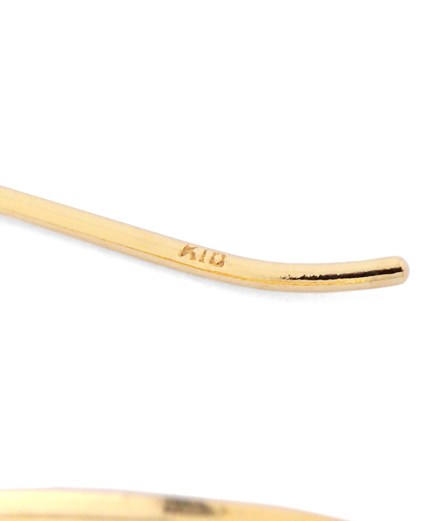 mimi33】ドロップフックピアス[K10][Basic]｜アネモネ・シエナロゼ