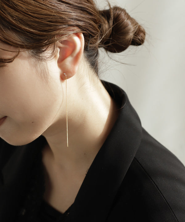 ベネチアンチェーンピアス[K10][Basic]