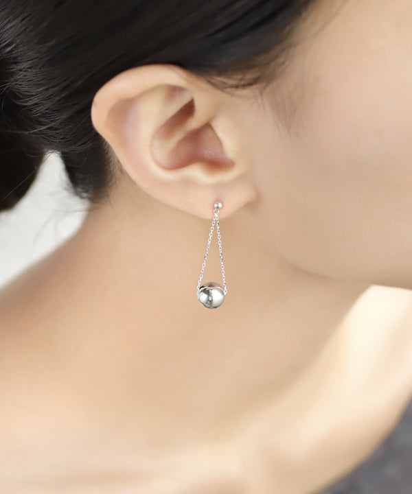 スフィア×チェーンピアス[silver925]