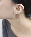 ラインフープピアス[silver925]