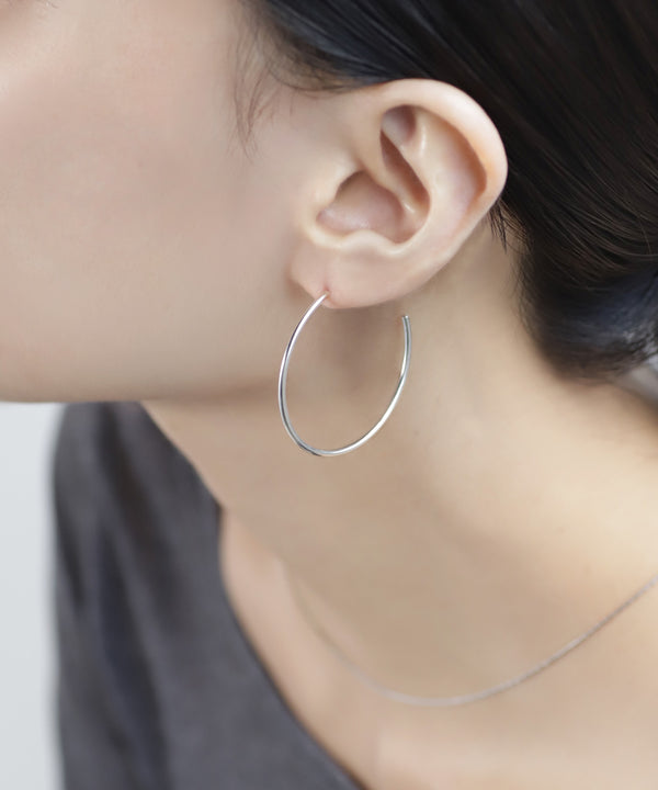ラインフープピアス[silver925]
