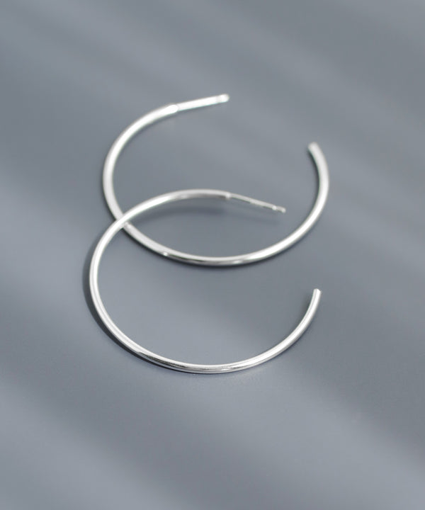 ラインフープピアス[silver925]