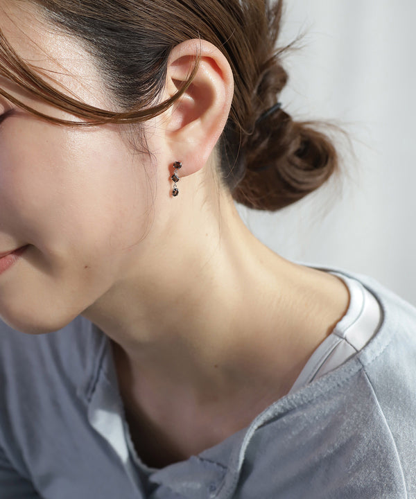 天然石耳環[銀925][基本款]