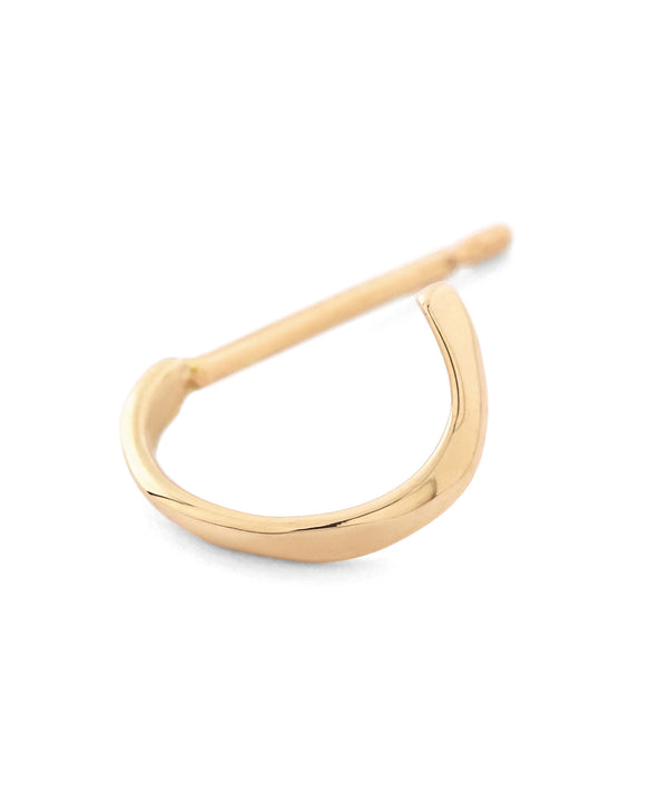 カールラインフープピアス[K10][Basic]
