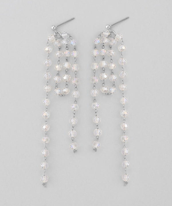 ビーズロングピアス[Ownideal]