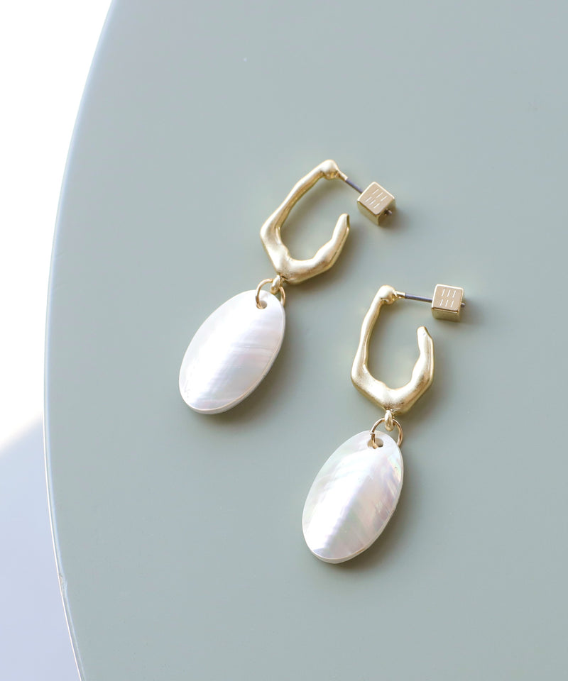 シェルプレートピアス[Ownideal]