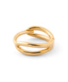 Double Line Mini Hoop Earrings