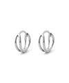 Double Line Mini Hoop Earrings