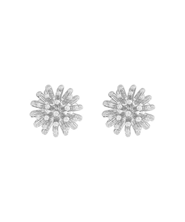 メタルフラワーピアス