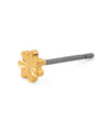 Metal flower earrings
