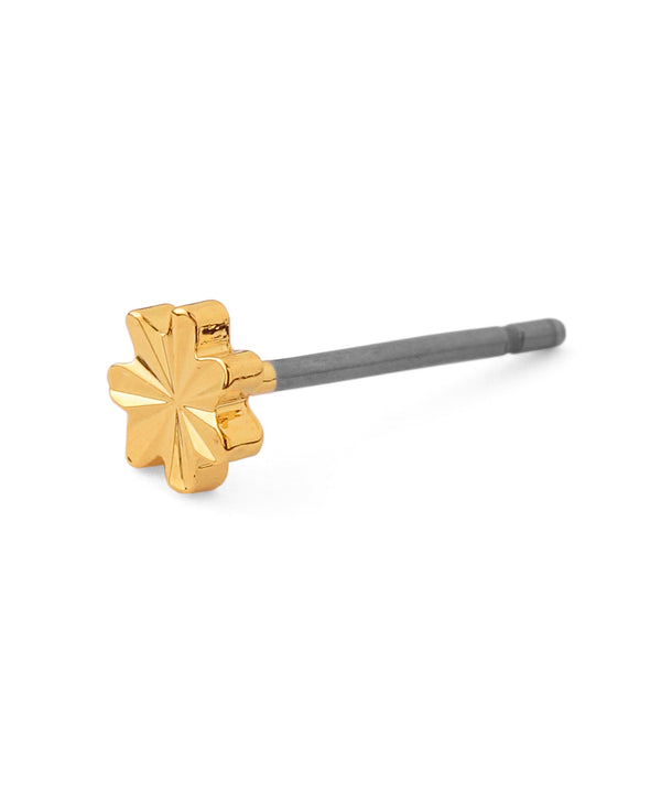 Metal flower earrings
