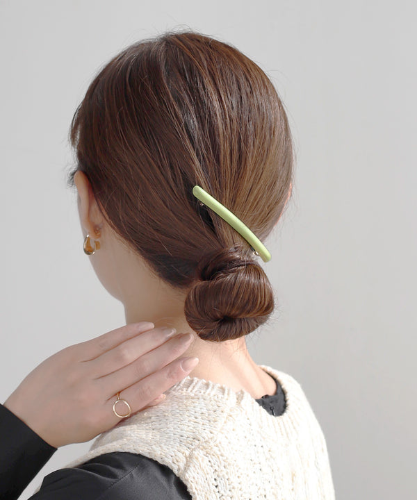 フランス製シンプルラインバレッタ