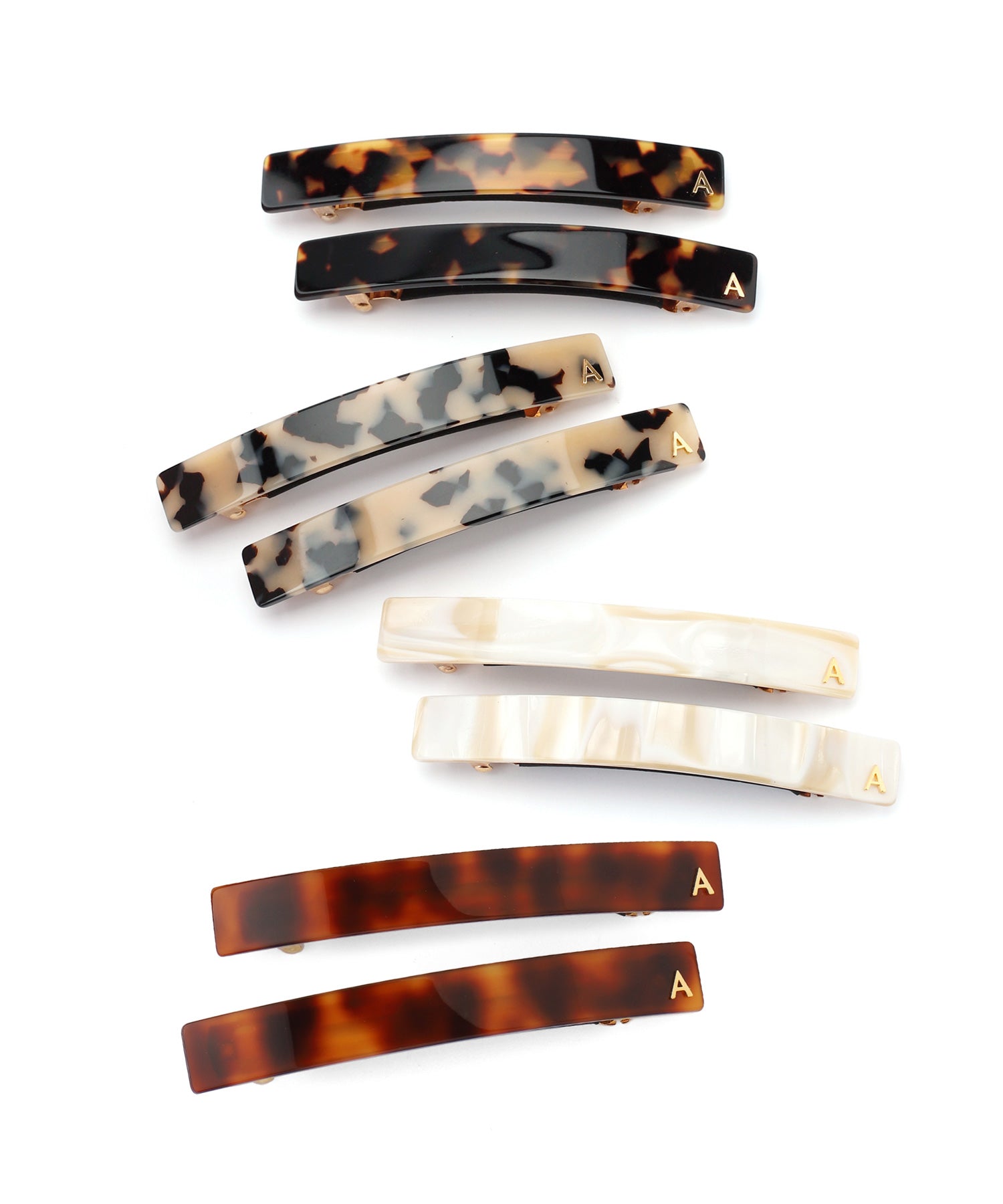 ANEMONE】フランス製マーブルバレッタ｜アネモネ・シエナロゼ