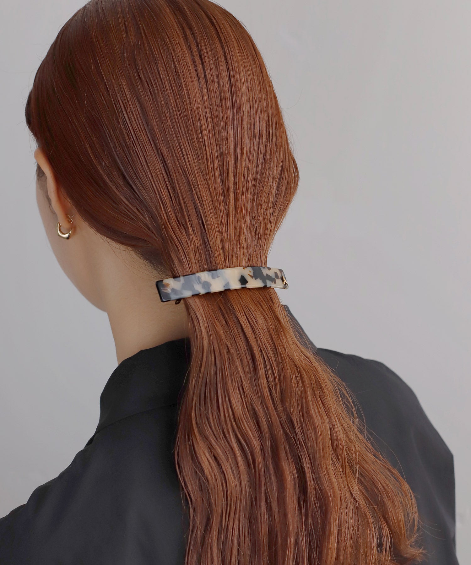 コレットマルーフ　バレッタ　ブルー　ヘアアクセサリー フランス製 コレットマルーフ バレッタ ブルー ヘアアクセサリー フランス製