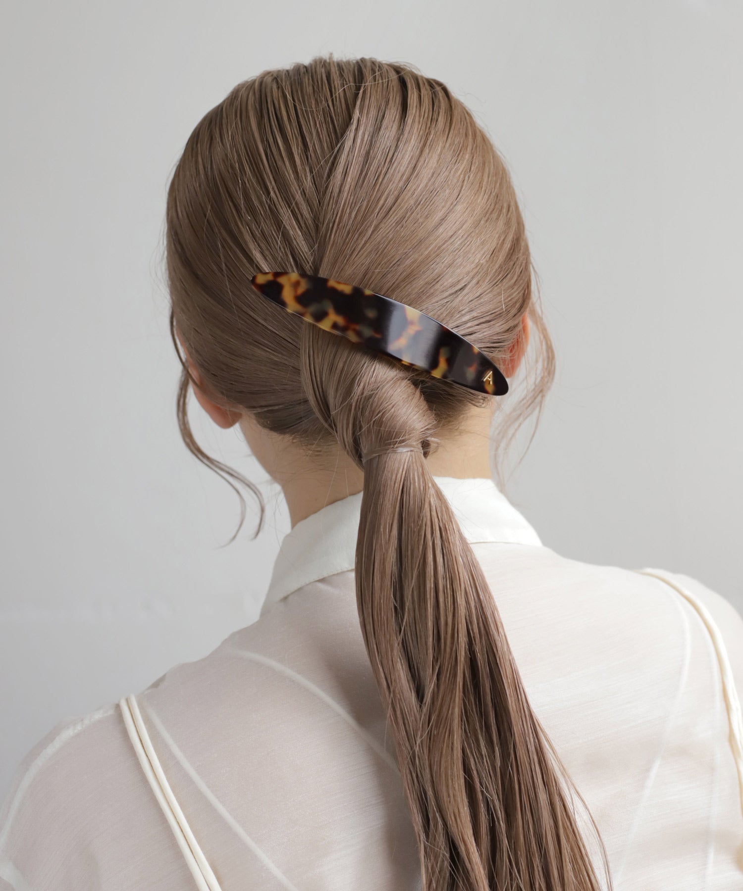 モロッカン風ポリマークレイのバレッタ(横長) モロッカン風ポリマークレイのバレッタ(横長)