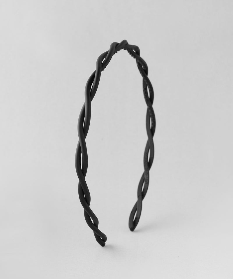 マットツイストスリムカチューシャ