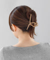 Suede and metal loop vance