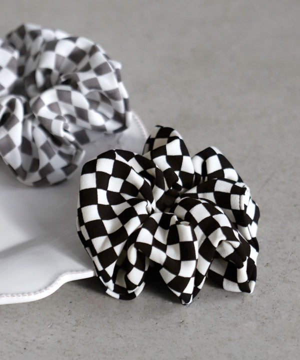 Checkered Flag Scrunchie