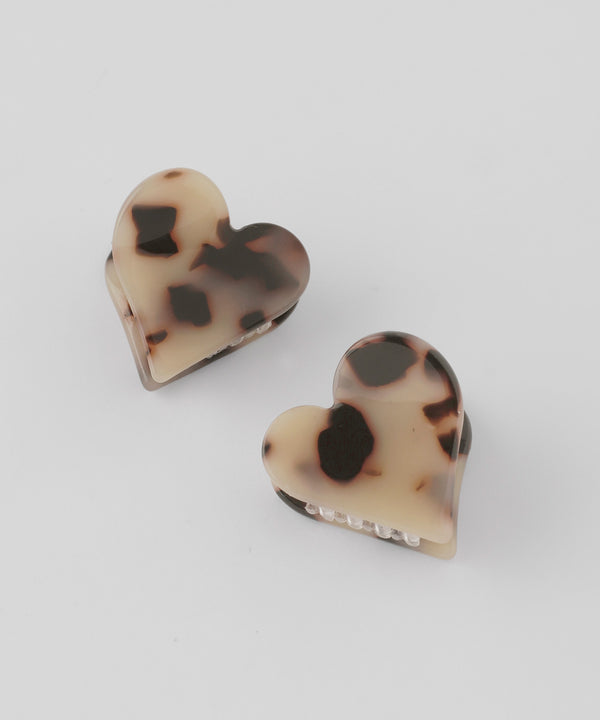 Multi-patterned heart mini bangs [set of 2]