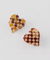 Multi-patterned heart mini bangs [set of 2]