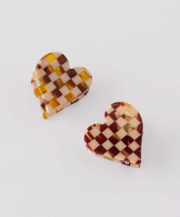Multi-patterned heart mini bangs [set of 2]