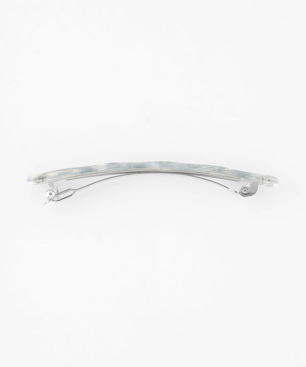 ストライプマーブルウェーブバレッタ