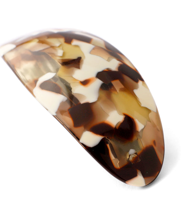 マーブルオーバルバレッタ